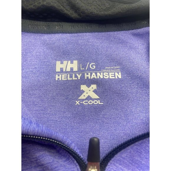 Helly Hansen Women's Aspire 1/2 Zip Flex Run Sweatshirt Large Lavender XCool NEW - Picture 3 of 9